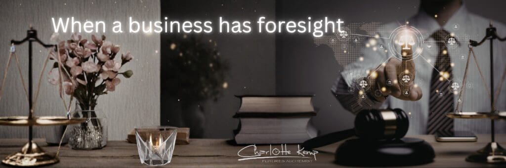 When a business has foresight