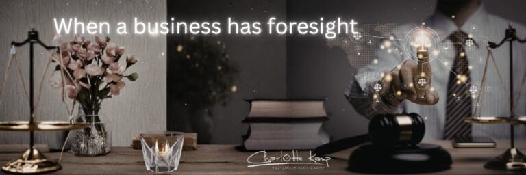 When a business has foresight